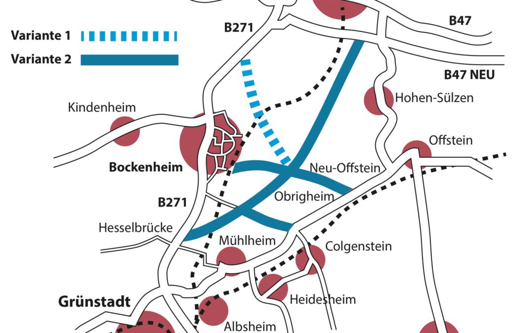 Ergebnis der Machbarkeitsstudie von 2016 – warum Bockenheim keine Umgehung „braucht“